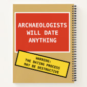 考古おもしろい学者が冗談を言う ノートブック (裏面)