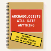 考古おもしろい学者が冗談を言う ノートブック (正面)