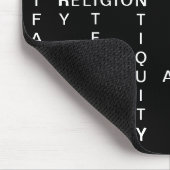 考古学の人類学のクロスワード・パズル マウスパッド (コーナー)