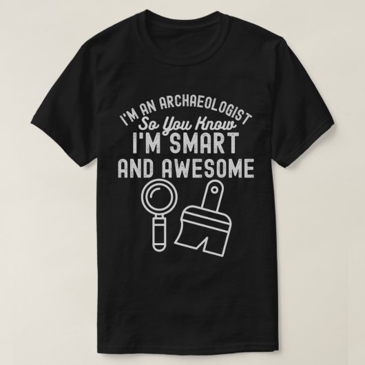 考古学の名言、面白い考古学2 Tシャツ (デザイン正面)