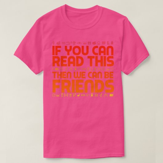 考古学もし学者よ読り Tシャツ (デザイン正面)