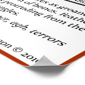 考古学コプロライト型ポスター ポスター (角)