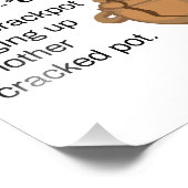 考古学定義クラックポット フォトプリント            (角)