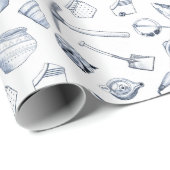 考古学的な片の包装紙 ラッピングペーパー (ロールコーナー)