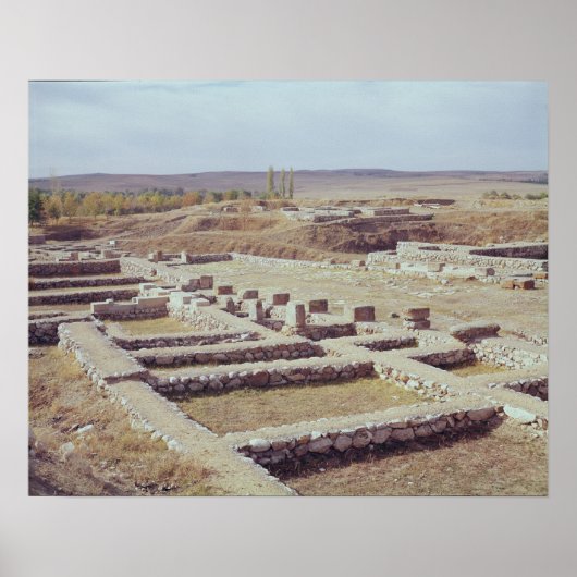 考古学的遺跡の表示、紀元前1450年~1200年 ポスター (正面)
