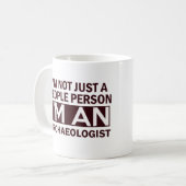 考古学者のデザイン コーヒーマグカップ (正面左)