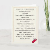 考古学者の友人のために カード (正面)