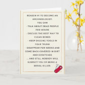 考古学者の友人のために カード (黄色い花)