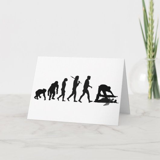 考古学者の考古学サイト愛好家の贈り物 カード (正面)