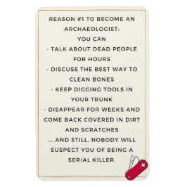 考古学者の邪悪な動機 マグネット