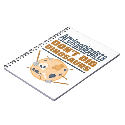 考古学者は恐竜の考古学を掘らない ノートブック (左側)