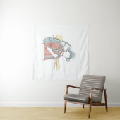 考古学者シンプルの一行美術継続 タペストリー (インサイチュ(横))