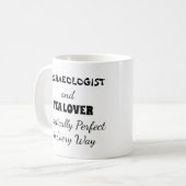 考古学者及び完全な茶恋人事実上 コーヒーマグカップ (正面左)