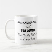 考古学者及び完全な茶恋人事実上 コーヒーマグカップ (左)