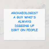 考古学者 ポストカード (正面)