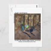 考古学者 ポストカード (正面/裏面)