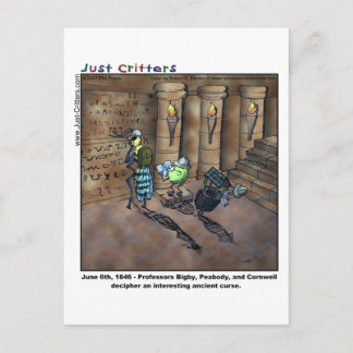 考古学者 ポストカード