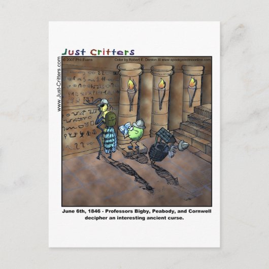 考古学者 ポストカード (正面)