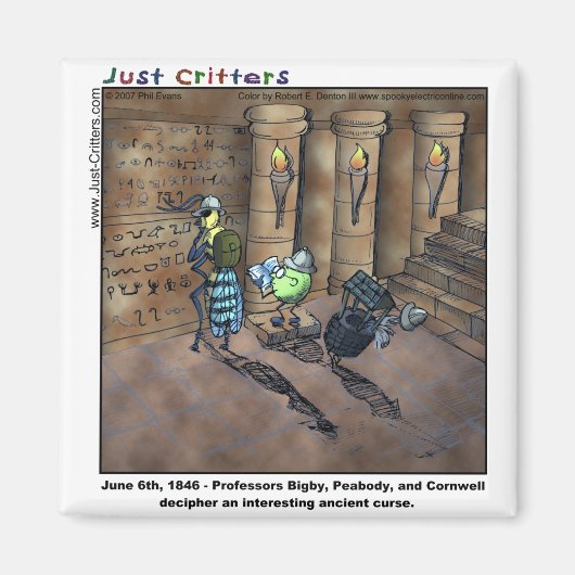 考古学者 マグネット (正面)