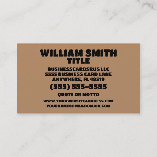 考古学者 名刺 (裏面)