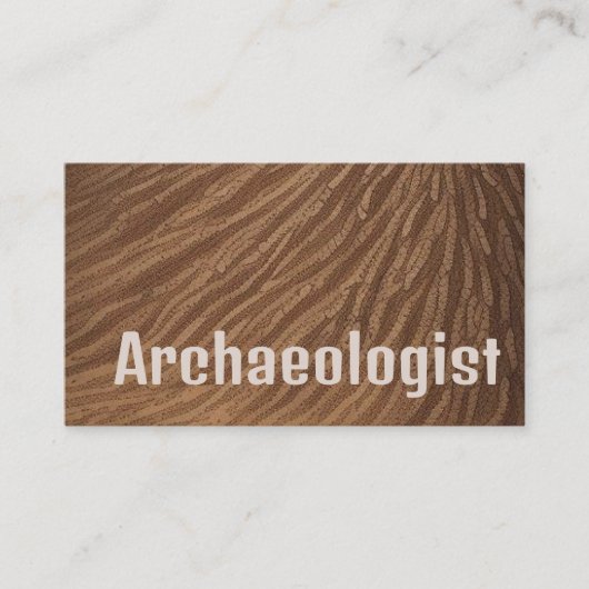 考古学者 名刺 (正面)