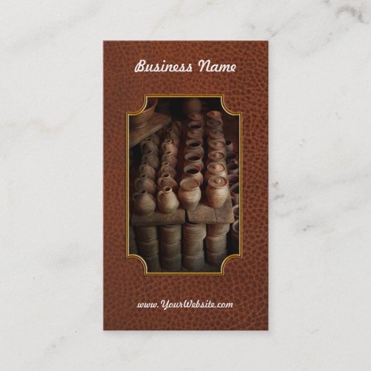 考古学者-陶器-は今日の発掘すばらしかったです 名刺 (正面)