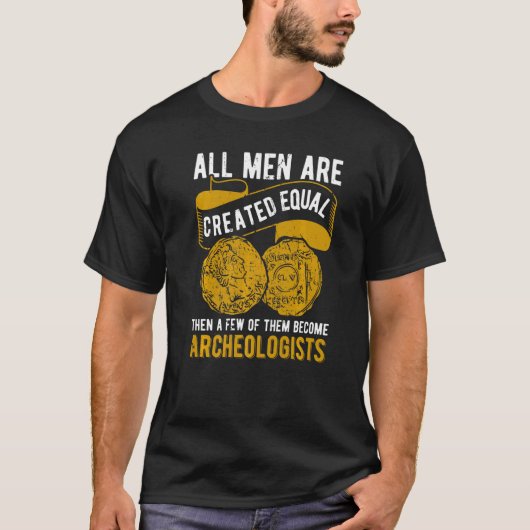 考古学職業作業考古学者1 Tシャツ (正面)