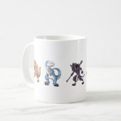 考古学道のマグ コーヒーマグカップ (正面左)