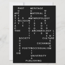 考古学・人類学クロスワードパズル