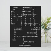 考古学・人類学クロスワードパズル (スタンド正面)