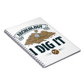 考古学I Dig It考古学考古学者 ノートブック (右側)
