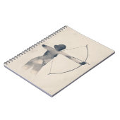 考古水色シルエット ノートブック (左側)