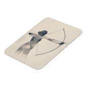 考古水色シルエット マグネット (左側)