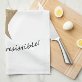 耐えられない キッチンタオル (四つ折り)