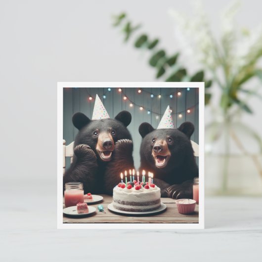 耐え忍べ信じる!誕生日を祝う 招待状 (スタンド正面)