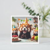 耐え忍べ信じる!赤いパンダの誕生日 招待状 (スタンド正面)