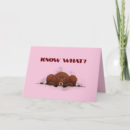 耐え恋しく思難いあなたのカード サンキューカード (正面)