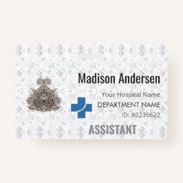 耐フェードPVCバッジ – 従業員。イベント.水平 バッジ