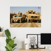 耐マイン性待ち伏せ保護車両 ポスター (ホームオフィス)