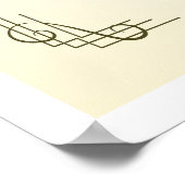 耐久の壁の装飾感動的引用文 ポスター (角)