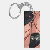 耐久レーサー – ピンク キーホルダー (正面左)