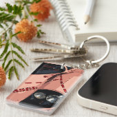 耐久レーサー – ピンク キーホルダー (正面右)