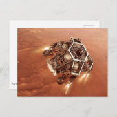 耐久ローバー発射ディセントステージエンジン ポストカード (正面/裏面)