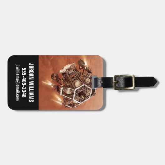 耐久ローバー発射ディセントステージエンジン ラゲッジタグ (正面横)