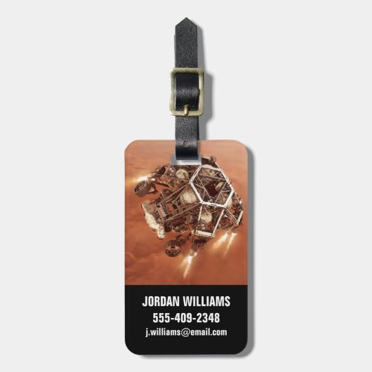 耐久ローバー発射ディセントステージエンジン ラゲッジタグ (正面縦)