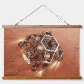 耐久ローバー発射ディセントステージエンジン 吊り下げ型タペストリー (正面)
