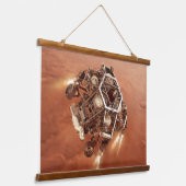 耐久ローバー発射ディセントステージエンジン 吊り下げ型タペストリー (傾斜あり)