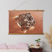 耐久ローバー発射ディセントステージエンジン 吊り下げ型タペストリー (寝室)