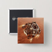 耐久ローバー発射ディセントステージエンジン 缶バッジ (正面&裏面)