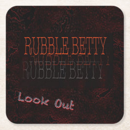 耐久性と吸収性の紙コースター スクエアペーパーコースター